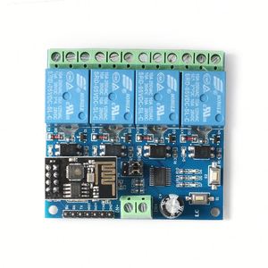 <strong>ESP8266</strong> 5V/12 4 Way <strong>WiFi</strong> <strong>Relay</strong> <strong>Module</strong> Things Smart Home Remote Control <strong>Switch</strong> <strong>WIFI</strong> Wireless <strong>Module</strong> Phone APP - Product Image 1