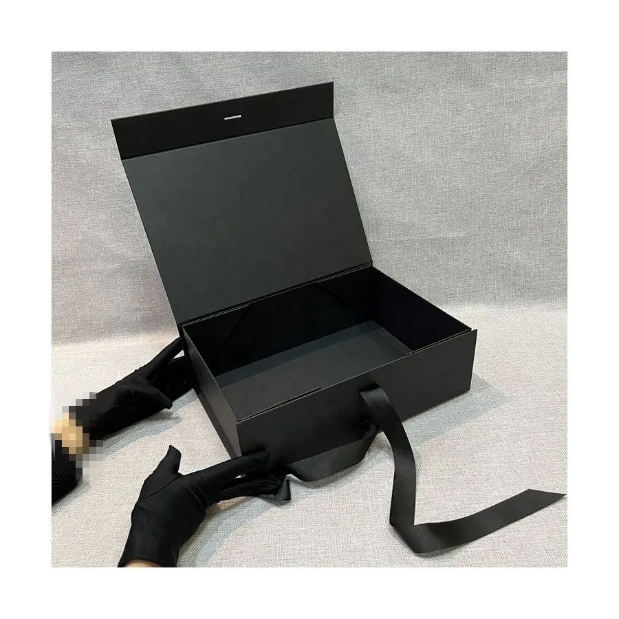 Scuro di lusso nero mens biancheria intima scatole di imballaggio design