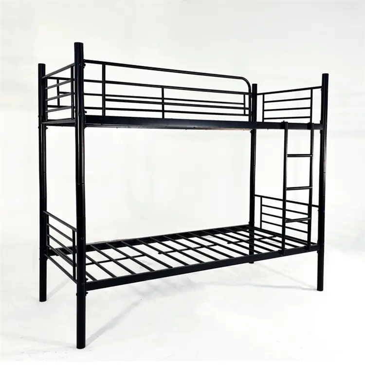 Cama de coelho de metal, venda quente de cama dupla, cama para adultos, trabalhadores, armação de metal para meninos, camas de coelho usadas