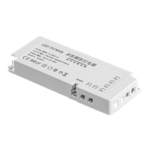 Merkezi kontrol 12v ile LED dolap raf ışık güç kaynağı 60w 100w sabit voltaj sürücü DuPont arayüzü - Product Image 2