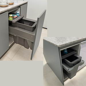 Cajón de armario deslizante, debajo del fregadero extraíble cubo de basura, almacenamiento de garaje Kichen construido - Product Image 1