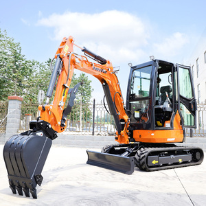 Mini ekskavatör küçük hidrolik paletli kazıcı Epa motor ekskavatörler toptan küçük 3.5 Ton yeni makine Mini ekskavatör - Product Image 6