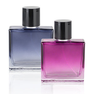 Wholesale <strong>Deluxe</strong> New Design Refillable square 30ml 50ml 100ml Empty Spray Atomizer Perfume <strong>Oil</strong> Bottle Glass with OEM Lids - Product Image 1