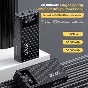 New <strong>Design</strong> High Capacity 30000mAh 22.5W Fast ChargingPower Bank 4 USB 1 Type-C Fast <strong>Output</strong> Portable Power Bank - Product Image 2