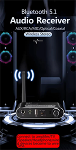 Remote Control Optical Coaxial Digital to <strong>Analog</strong> Audio Converter + Bluetooth Receiver + USB Flash Disk Mp3 Player - Product Image 4