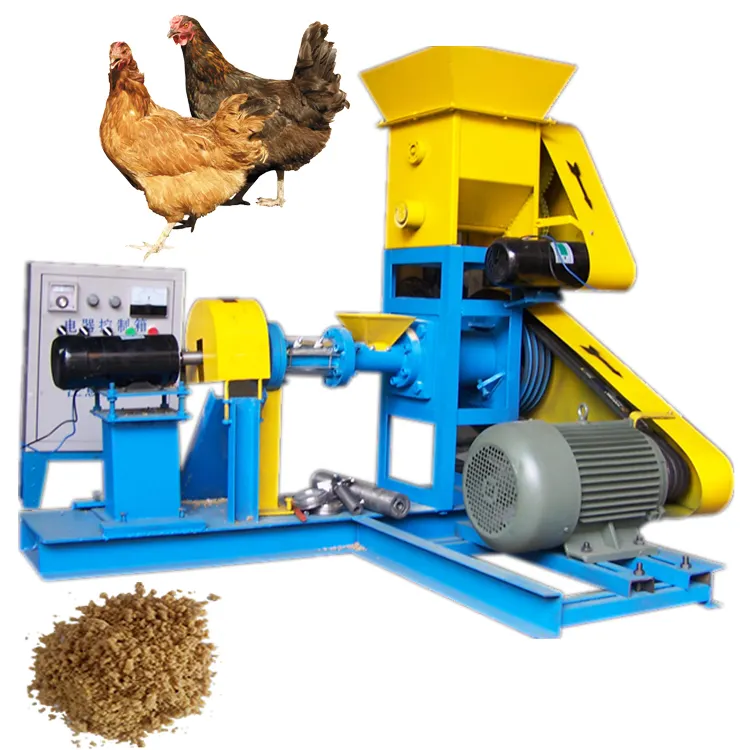 Petite machine de fabrication de granulés d'aliments pour volailles/machines de traitement d'aliments pour animaux/ligne de production d'aliments pour poulets