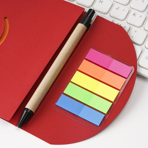 Spiral <strong>Notebook</strong> Kraft <strong>Paper</strong> Cover Notepad <strong>with</strong> Pen in Holder and Page Marker Colored <strong>Index</strong> Tabs Steno Pocket Business <strong>Notebook</strong> - Product Image 2