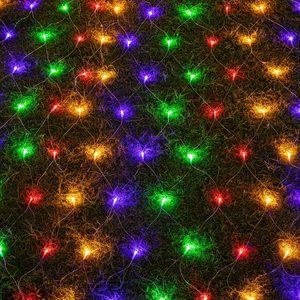 Rede de pesca de malha com conector, à prova d' água, para áreas externas, natal, para festa de casamento, jardim, gramado, decoração