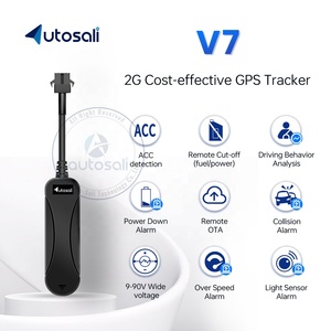 Auto-Sali V7 Super Mini 2G costo-efficace GPS Tracker per Auto moto Ebike IOT soluzione sistema gratuito piattaforma prezzo di fabbrica