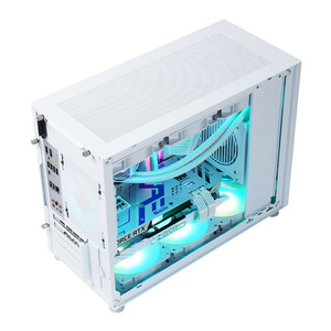 Lovingcool nuovo fai da te Graffiti Design Cooler CPU Gaming custodia per PC M-ATX/ITX custodia per Computer Desktop con 3.0 USB e interfaccia di tipo C - Product Image 2