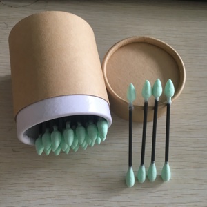 Ekstra büyük boy Dab aracı büyük kafa pamuk swablar ile bambu çubuk - Product Image 6