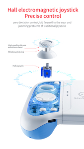 LinYuvo Hall Joystick Controlador inalámbrico con función Turbo y programación Macro para consola NS Game ks51 - Product Image 4