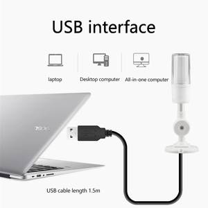 USB программируемое программное обеспечение для разработки трехцветный свет 5 В сигнальная лампа для станка сигнальная лампа с зуммером - Product Image 4