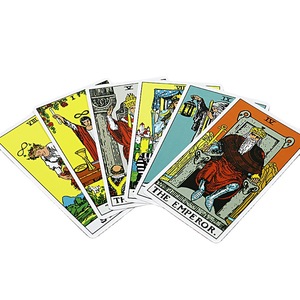 ガイドブック付きタロットカードデッキSmithクラシックアートワーク、伝統的な標準タロットデッキ、初心者向けの耐久性のあるタロットカードセット