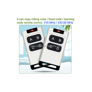 Electric Cloning <strong>Remote</strong> <strong>Control</strong> Key Fob 433MHz 315MHz <strong>Rolling</strong> <strong>Code</strong> Wireless <strong>Remote</strong> <strong>Control</strong> for Gate Garage Door Universal - Product Image 2