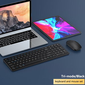 Puerto de carga ultrafino con carga integrada, puerto de carga de 2,4 modos GThree + Ratón con teclado digital de metal combinado - Product Image 5