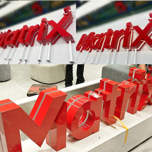 Free Design Custom Outdoor 3D Acrylic Letter Sign LED Lighting Sign Store Sign Apartment Building Park Logo - Product Image 5