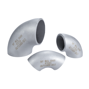 Công nghiệp cấp 304 thép không gỉ 90 độ hàn khuỷu tay đường kính lớn liền mạch giả mạo áp lực cao ăn mòn ống phù hợp - Product Image 5