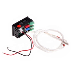 Controlador de temperatura electrónico, dispositivo de control de temperatura Digital Dual, alta calidad, totalmente nuevo, 100%
