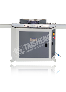 TS-J35S çift sıkmak çerçeve testere kesici ahşap yapma makinesi için PS/ahşap/MDF/alüminyum alaşım çerçeveleri çerçeve kesme makinası - Product Image 2