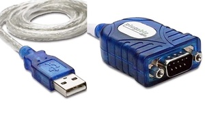 <strong>USB</strong> <strong>to</strong> Serial Converter 9-Pin DB-9 <strong>RS</strong>-<strong>232</strong> Adapter Cable 6ft Cable FTDI Chipset - Product Image 2