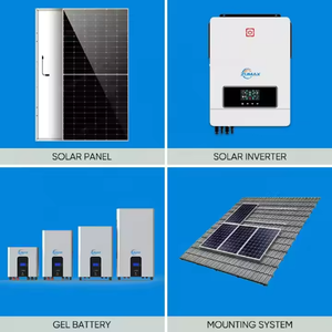 混合太阳能系统成套3KW-15KVA多晶硅太阳能电池板家用6KW太阳能系统电源套件 - Product Image 5