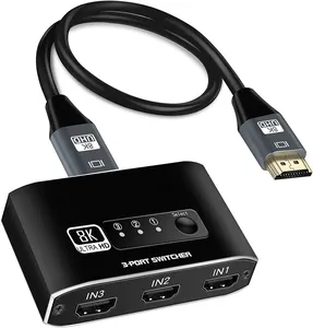 Witch Oelecelecelecwitwitwitwitwitwitcher 3 en 1 UT 3 ORT elecelecelecelecelecelecelector upupports 8 @ 60 @ Z 4 @ 120Hz H2222.1 Witch con HM2222.1 able para HTTV V - Product Image 3