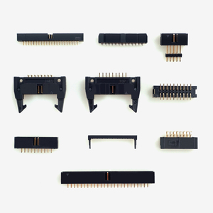 1.27mm yuvarlak Pin başlık konektörü 90 derece pin başlık dişi başlık 2.54 konektörü - Product Image 3