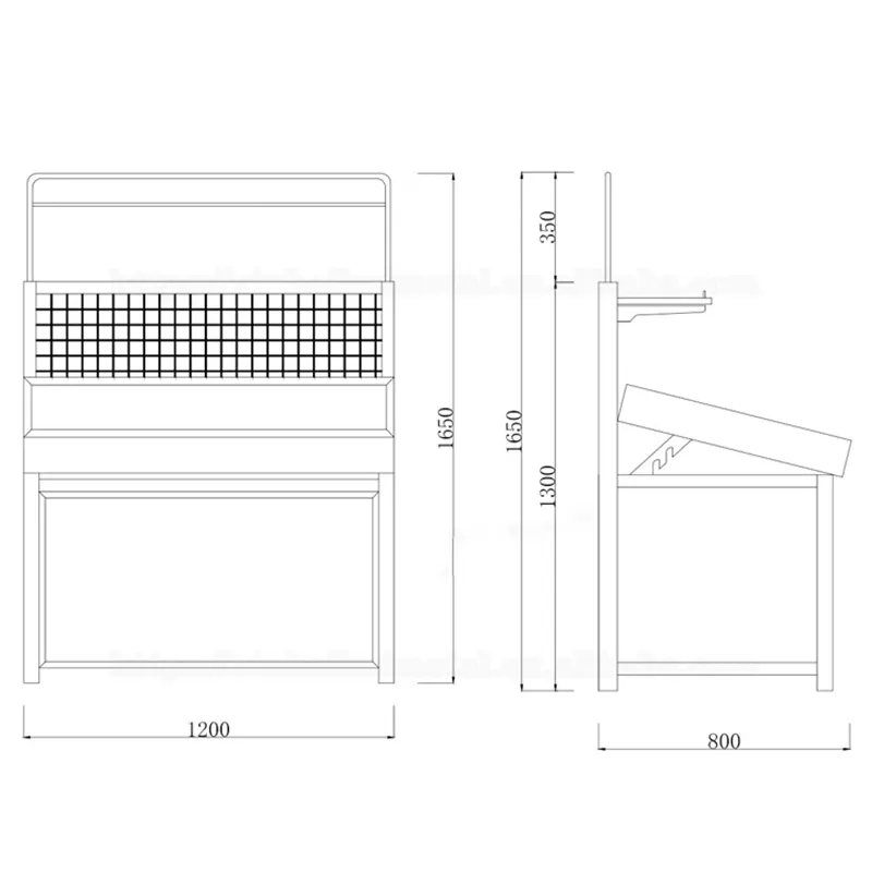 Factory Direct Supply Neuer Supermarkt Stahl Doppels chicht Obst und Gemüse Rack Obst Display Kunden spezifische Zeichnung ist erreichbar