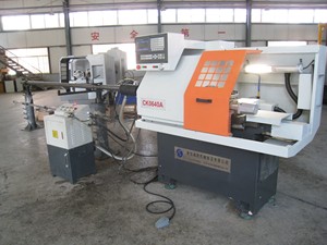 Programación CNC Torno Trabajo CK0625A CK0632A CK0640A Haishu Tour CNC para la venta
