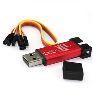 1Set ST-Link V2 Stlink Mini STM8 STM32 ST LINK Simulator Laden Sie die Programmierung mit Abdeckung DuPont-Kabel herunter