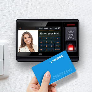 7&quot; Touch Screen Time Attendance <strong>Device</strong> Biometric Recognition Access <strong>Control</strong> with Mifare Door Access Card Reader