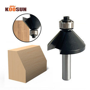 KOOSUN 1/4 inç konik bıçak karbür oyma makinesi vargel tezgahı kesme kafası 45 derece açılı bıçak pah konik kesici - Product Image 2