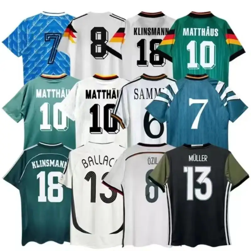 Abbigliamento da calcio vintage brazil Germany nuovo modello personalizzato ultimo modello da uomo maglia da calcio
