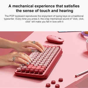 Para Logitech PO P Bubble, nueva interfaz USB, Teclado mecánico inalámbrico para oficina y juegos con botones redondos - Product Image 3