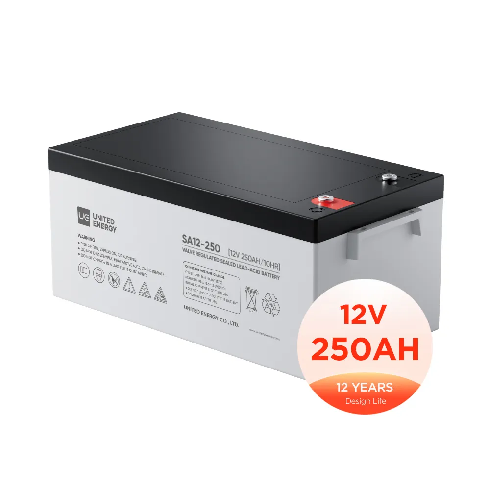 Ue Gel Batteries Plomb Acide 12V48 Volt 70Ah 150Ah250Ah無料メンテナンスバッテリー