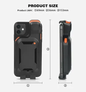 K20 2D teléfono Clip trasero Bluetooth escáner de código de barras lector de código de barras portátil código de matriz de datos 1D 2D escáner QR para Android IOS - Product Image 2