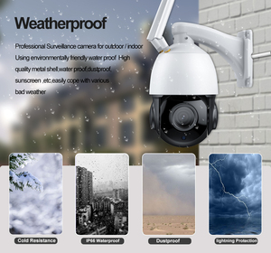 5MP WiFi PTZ IP防犯カメラ20Xズーム & オーディオ追跡双方向オーディオ人間検出ビデオ & オーディオ監視 - Product Image 3