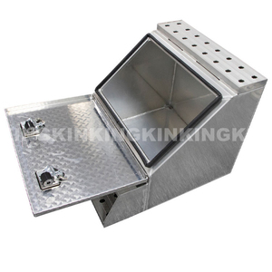 200L大耐用通用硬皮卡带锁塑料工具箱 - Product Image 5