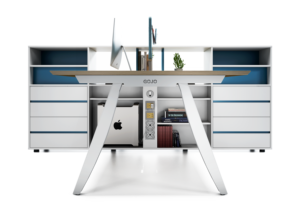 Modern Modular <strong>Multi</strong>-person Combination Desk Contemporary <strong>Functional</strong> Desks <strong>Design</strong> 4 Way Staff <strong>Table</strong> Workstation Made in China - Product Image 2