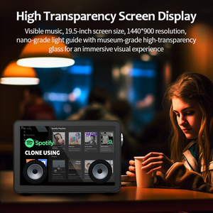 Newest Floating <strong>Lyrics</strong> Music Player 19.5 Inch Android Smart Display Remote Control Speaker for Home Theater System