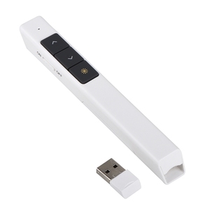 USB ricarica PPT pagina di tornitura penna di presentazione con puntatore Laser rosso prendere in giro il gatto con cui giocare