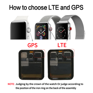 IParts หน้าจอ LCD สำหรับ Apple Watch,ของแท้สำหรับ IWatch Series 1 2 3 4 5 6 7 8หน้าจอสัมผัสสำหรับ IWatch S1 S2 S3 S4 S5 S6 S7 S8 SE GPS LTE - Product Image 3