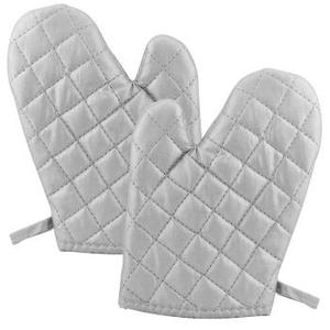 High Quality Food Grade Long <strong>Baking</strong> Heat Resistant Nonslip Oven Mitts Kitchen Cooking Cotton Silicone Gloves With <strong>Fingers</strong> - Product Image 2