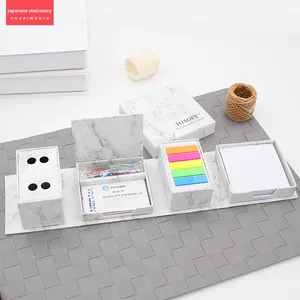 定制磁性记事本便笺套装广告N倍组合套装办公礼品用便笺盒批发