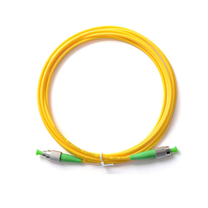 FC APC FC APC Simplex tek modlu Fiber optik yama kablosu yüksek hızlı Internet telekom veri ağları için 3.0mm PVC LSZH kablosu - Product Image 1