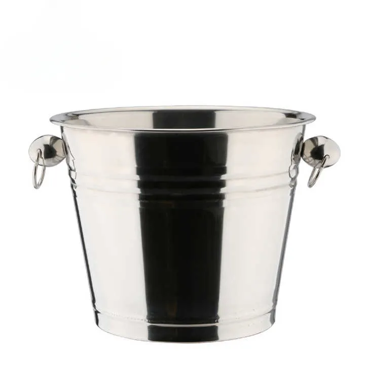 Ice bucket desain mode baru barang penjualan terbaik Promosi baja nirkarat sampanye anggur pendingin ember es tembaga