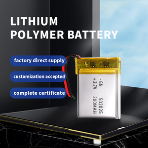 Wholesale Pin Sạc Lipo 502025 Pin Li-polymer 3.7V Pin <span class=keywords><strong>Lithium</strong></span> Polymer 200Mah 502025 - Product Image 2