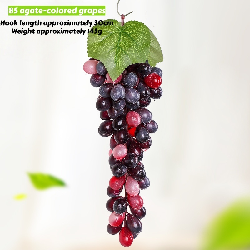 85 uvas ágata de color morado oscuro