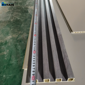 Mexique Lambrin Pvc Revêtement mural intérieur Panneau De Pared Wpc Panneau mural Pvc Madera Bois Pvc Panneau cannelé Mur intérieur Wpc Board - Product Image 4